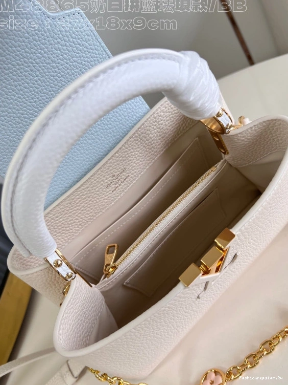 FS CHEAP CAPUCINES LOUIS BB-27*18*9CM VUITTON 0714